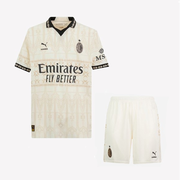 Camiseta AC Milan Beige Niño 2023-24